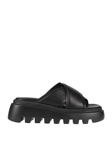 VIC MATIĒ Sandals Black 100% Leather