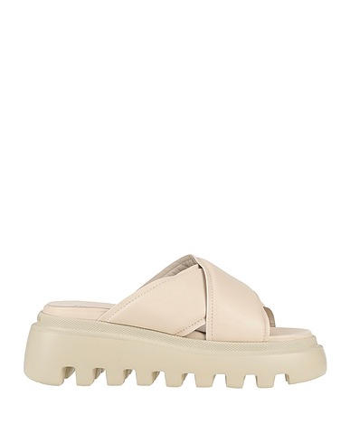 VIC MATIĒ Sandals Ivory 100% Leather