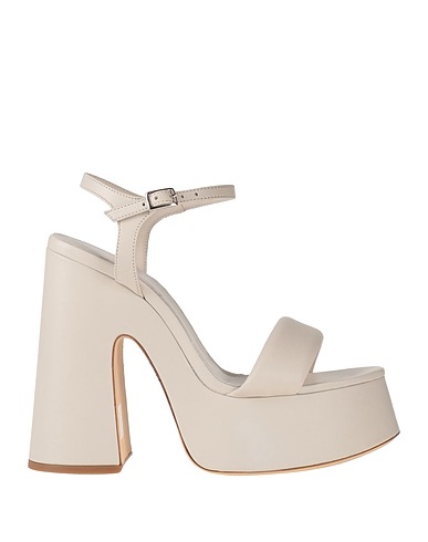 VIC MATIĒ Sandali Off white 100% Pelle
