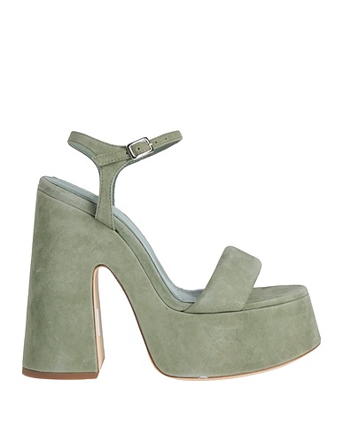 VIC MATIĒ Sandals Sage green 100% Leather