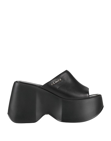 VIC MATIĒ Sandalen Schwarz 100% Leder