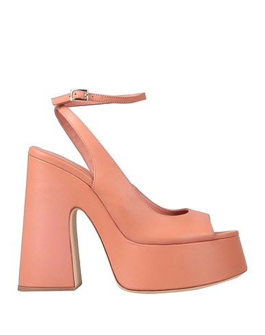 VIC MATIĒ Sandals Antique rose 100% Soft Leather