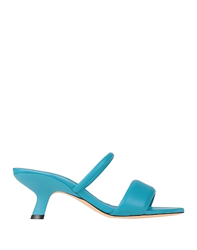 VIC MATIĒ Sandals Deep teal 100% Leather