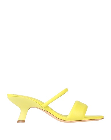 VIC MATIĒ Sandals Lime green 100% Leather