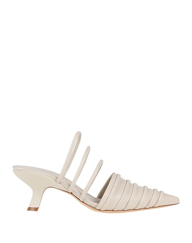 VIC MATIĒ Mules and clogs Off white 100% Soft Leather