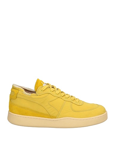 DIADORA HERITAGE Sneakers Verde lime Pelle, Fibre tessili