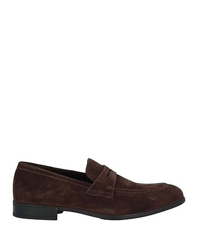 DOUCAL'S Loafers Dark brown Leather