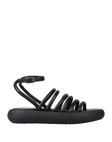 VIC MATIĒ Sandali Nero 100% Pelle