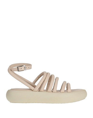 VIC MATIĒ Sandals Ivory 100% Soft Leather
