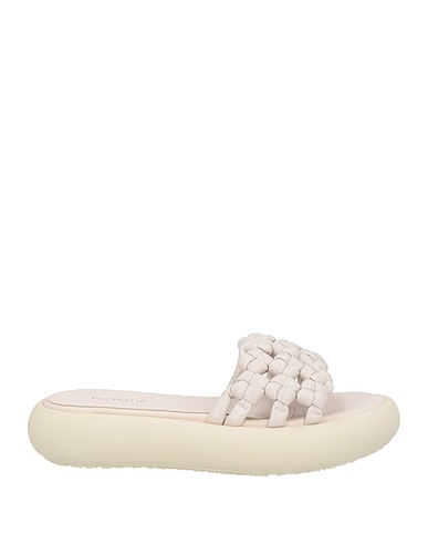 VIC MATIĒ Sandals Off white 100% Soft Leather