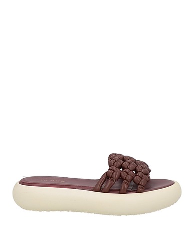 VIC MATIĒ Sandals Chocolate brown 100% Soft Leather