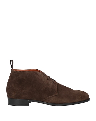 DOUCAL'S Ankle boot Dark brown Leather