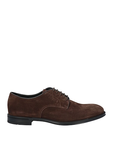 DOUCAL'S Laced shoes TESTA DI MORO Soft Leather
