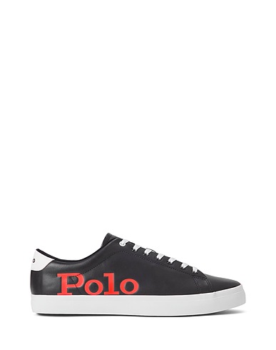 POLO RALPH LAUREN Sneakers Black 100% Soft Leather
