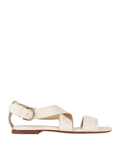 DOUCAL'S Sandals Ivory Soft Leather