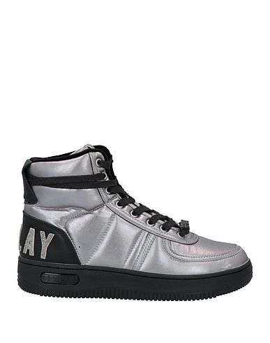 REPLAY Sneakers Light grey Textile fibres, Leather