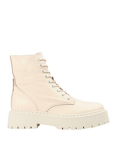 STEVE MADDEN Ankle boot Cream Soft Leather