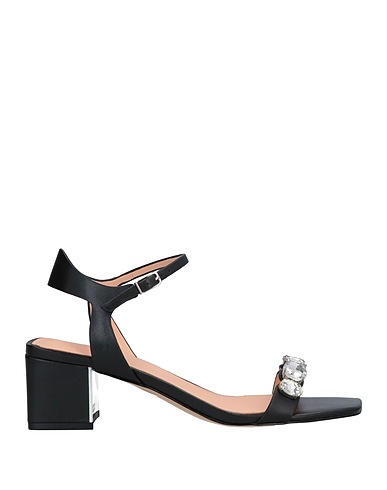 GUESS Sandals Black Soft Leather