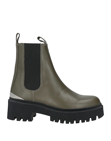 MAJE Ankle boot Military green Leather