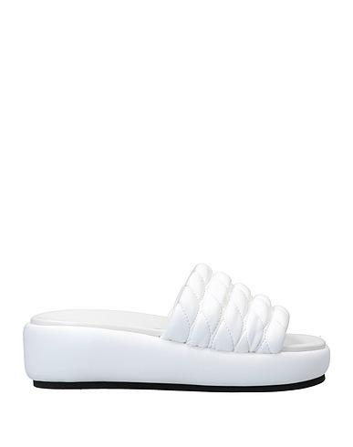 STRATEGIA Sandals White Textile fibres