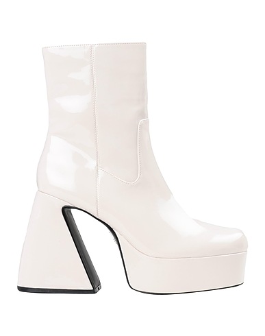 STEVE MADDEN Stivaletti Off white Poliuretano