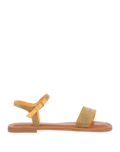 INUOVO Sandals Yellow Soft Leather