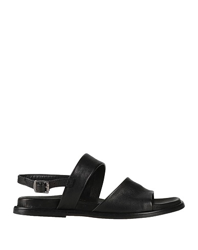 RIBES Sandals Black Soft Leather