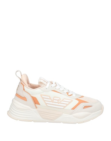 EA7 Sneakers Off white 100% Polyester, Polyurethane