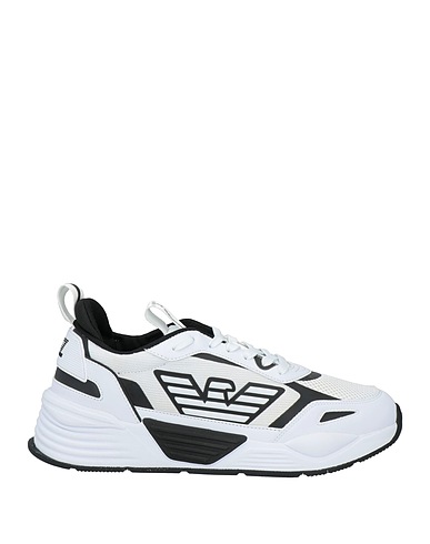 EA7 Sneakers Black 100% Polyester, Polyurethane