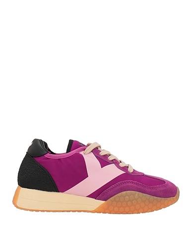 KEH-NOO Sneakers Plum Leather, Textile fibers