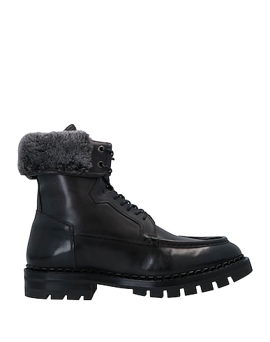 SANTONI Ankle boot Black Soft Leather