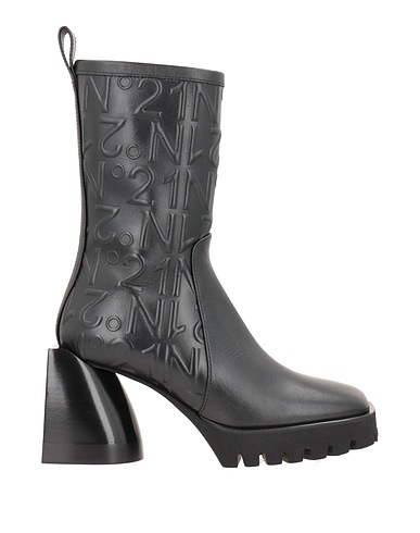 N°21 Ankle boot Black Calfskin