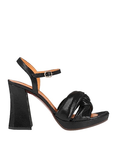 CHIE MIHARA Sandals Black Soft Leather
