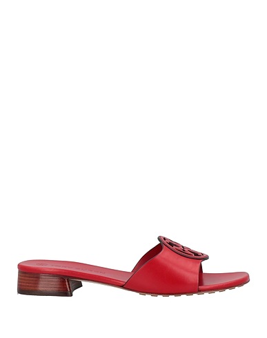 TORY BURCH Sandals Brick red Soft Leather