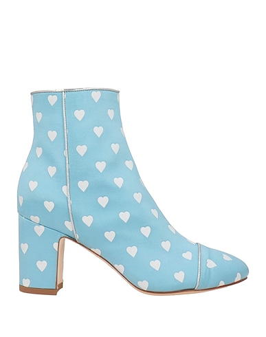POLLY PLUME Ankle boot Sky blue Textile fibers