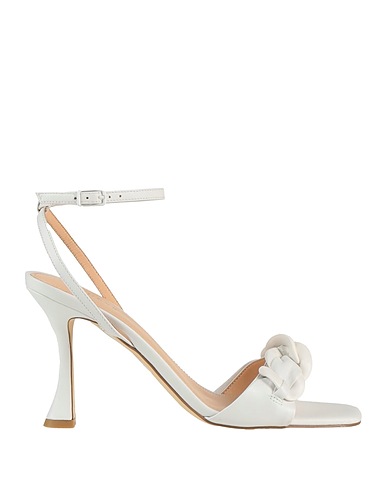 GUESS Sandals White Soft Leather