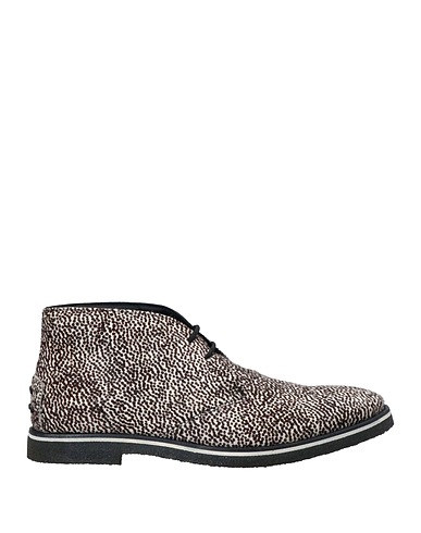 TOD'S NO_CODE Stiefelette Elfenbein Leder
