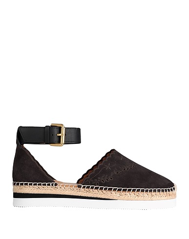 SEE BY CHLOÉ Espadrilles Dark brown 100% Leather