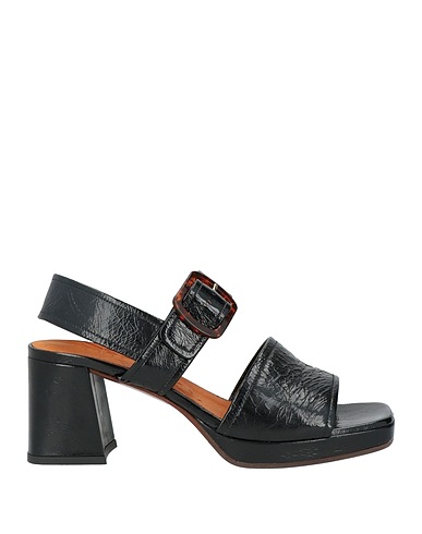 CHIE MIHARA Sandals Black Soft Leather