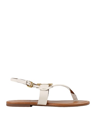 SEE BY CHLOÉ Flip flops Ivory 100% Calfskin