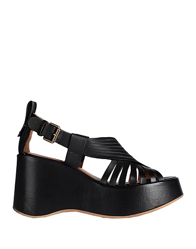 SEE BY CHLOÉ Sandals Black 100% Calfskin