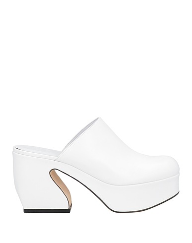 SI ROSSI by SERGIO ROSSI Mules und Clogs Weiß Leder