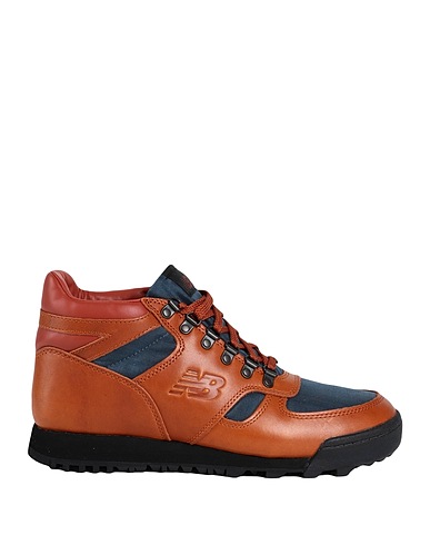 NEW BALANCE Sneakers RAINIER ORIGINS & HISTORY Tan Soft Leather, Textile fibres