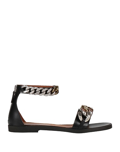 STELLA McCARTNEY Sandals Black Textile fibres