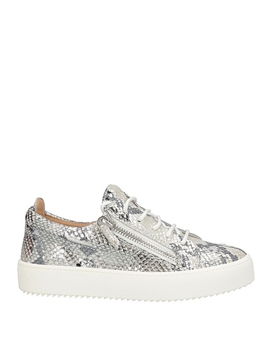 GIUSEPPE ZANOTTI Sneakers Argento Pelle