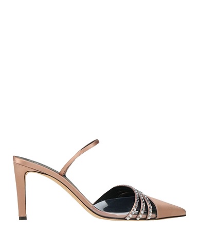 GIUSEPPE ZANOTTI Mules and clogs Blush Textile fibers
