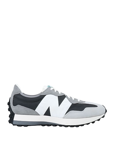 NEW BALANCE Sneakers 327 Dark green Soft Leather, Textile fibers