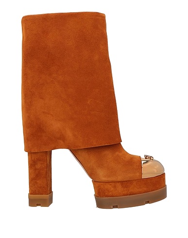 CASADEI Ankle boot Tan Soft Leather