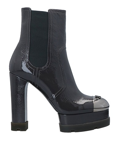 CASADEI Ankle boot Dark purple Soft Leather