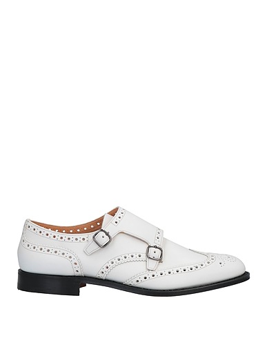 CHURCH'S Loafers White Soft Leather